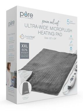 Pure Enrichment PureRelief XXL (20"x24") Electric Heating Pad